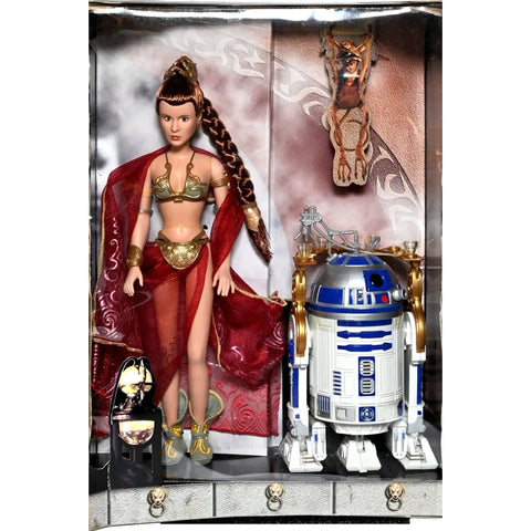 Star Wars - Jabba’s Prisoners Princess Leia Organa & R2-D2 Doll Figure Set (Limited Edition) - Hasbro - Princess Leia Collection (1998)