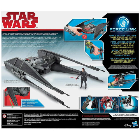 Star Wars - Kylo Ren's Tie Silencer Ship with Kylo Ren Action Figure (3.75