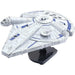 Star Wars - Lando's Millennium Falcon Spacecraft 3D Figure Model Kit (Steel, Hard Difficulty) - Fascinations - Metal Earth Premium Series - (2019)