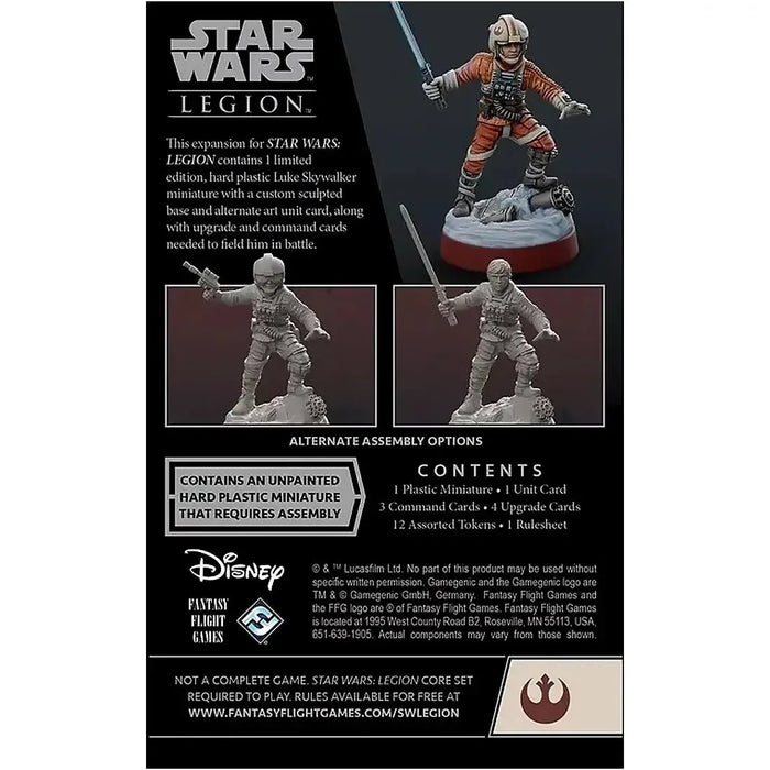 Star Wars Legion - Luke Skywalker Miniature Wargame Commander Expansion Pack (Limited Edition) - Fantasy Flight Games