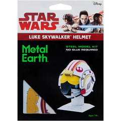 Star Wars - Luke Skywalker Helmet Figure Model Kit (Steel, Moderate Difficulty) - Fascinations - Metal Earth Series