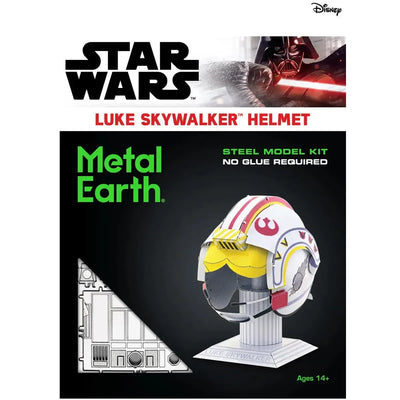 Star Wars - Luke Skywalker Helmet Figure Model Kit (Steel, Moderate Difficulty) - Fascinations - Metal Earth Series
