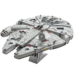 Star Wars - Millennium Falcon Spaceship 3D Figure Model Kit (Steel, Moderate Difficulty) - Fascinations - Metal Earth Premium Series - (2023)