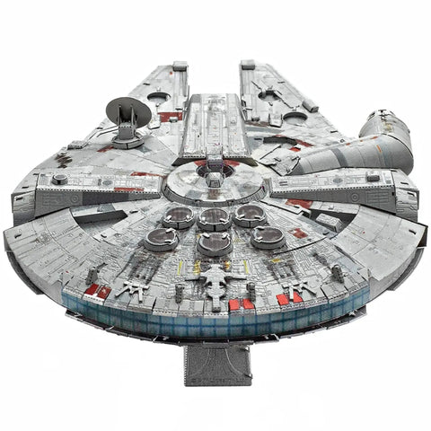 Star Wars - Millennium Falcon Spaceship 3D Figure Model Kit (Steel, Moderate Difficulty) - Fascinations - Metal Earth Premium Series - (2023)