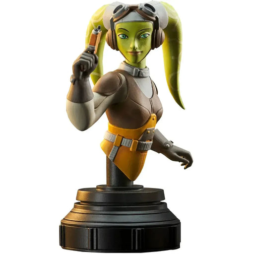 Star Wars - Pilot Hera Syndulla & Droid Chopper Mini-Bust Statue Figure Set (1:7 Scale, Limited Edition: 1 of 3,000) - Gentle Giant Ltd.