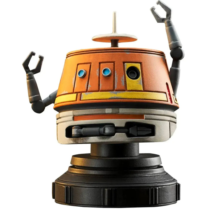 Star Wars - Pilot Hera Syndulla & Droid Chopper Mini-Bust Statue Figure Set (1:7 Scale, Limited Edition: 1 of 3,000) - Gentle Giant Ltd.