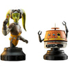 Star Wars - Pilot Hera Syndulla & Droid Chopper Mini-Bust Statue Figure Set (1:7 Scale, Limited Edition: 1 of 3,000) - Gentle Giant Ltd.
