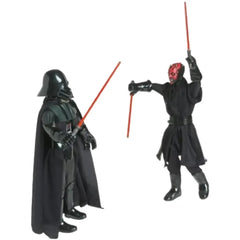 Star Wars [Power of the Jedi] - Sith Lords Darth Vader & Darth Maul Action Figure Set (12") - Hasbro (2000)