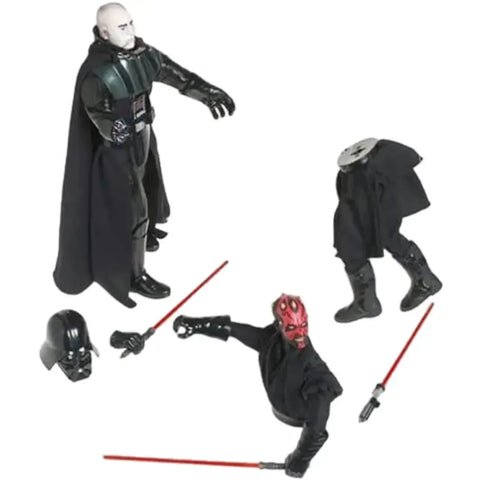 Star Wars [Power of the Jedi] - Sith Lords Darth Vader & Darth Maul Action Figure Set (12