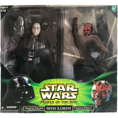 Star Wars [Power of the Jedi] - Sith Lords Darth Vader & Darth Maul Action Figure Set (12") - Hasbro (2000)