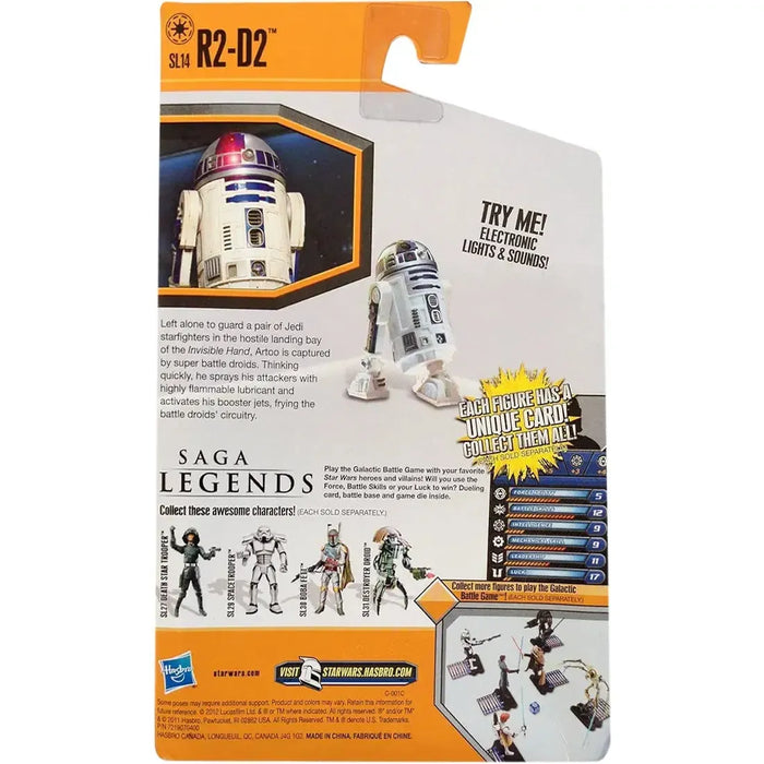Star Wars - R2-D2 Action Figure (2.5") - Hasbro - Star Wars Saga Legends (SL14)