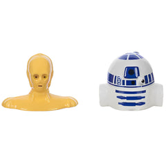 Star Wars - R2-D2 & C-3P0 Salt & Pepper Shaker Set (Ceramic) - Bioworld