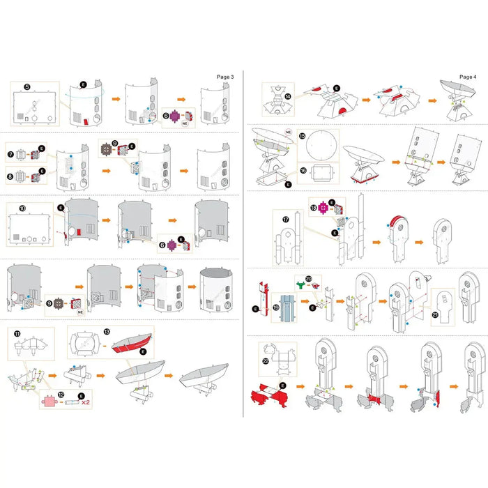Star Wars - R2-D2 & C-3PO Figure Model Kit Gift Set (Steel, Expert Difficulty) - Fascinations - Metal Earth Series