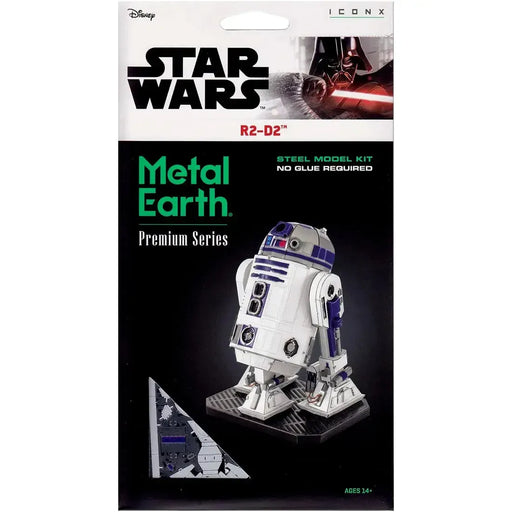 Star Wars - R2-D2 Figure Model Kit (Steel, Moderate Difficulty) - Fascinations - Metal Earth Premium Series