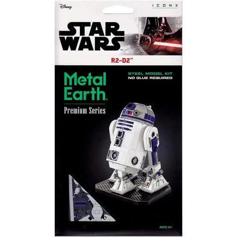 Star Wars - R2-D2 Figure Model Kit (Steel, Moderate Difficulty) - Fascinations - Metal Earth Premium Series