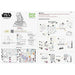 Star Wars - R2-D2 Metal Model Kit (2 Sheets) - Metal Earth