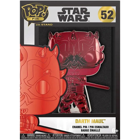 Star Wars - Red Darth Maul Pin Badge (Enamel) - Funko - Pop! Pin Series (52)