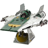 Star Wars - Resistance A-Wing Fighter Figure Model Kit (Steel, Challenging Difficulty) - Fascinations - Metal Earth Series