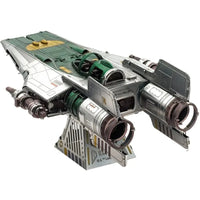 Star Wars - Resistance A-Wing Fighter Figure Model Kit (Steel, Challenging Difficulty) - Fascinations - Metal Earth Series