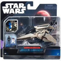 Star Wars - Shadow V-Wing Starfighter Figure Set (Rare Edition: 1 of 15,000) - Jazwares - Micro Galaxy Squadron Series (0109)