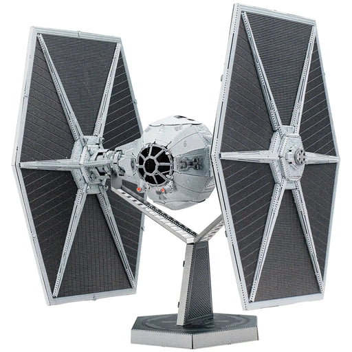 Star Wars - TIE Fighter Spacecraft 3D Figure Model Kit (Steel, Hard Difficulty) - Fascinations - Metal Earth Premium Series - (2023)
