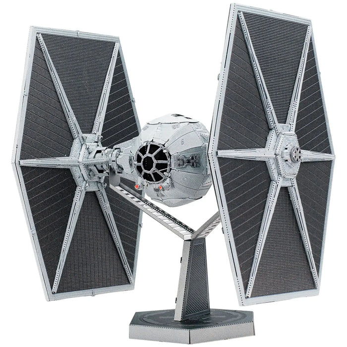 Star Wars - TIE Fighter Spacecraft 3D Figure Model Kit (Steel, Hard Difficulty) - Fascinations - Metal Earth Premium Series - (2023)