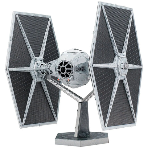 Star Wars - TIE Fighter Spacecraft 3D Figure Model Kit (Steel, Hard Difficulty) - Fascinations - Metal Earth Premium Series - (2023)
