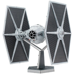 Star Wars - TIE Fighter Spacecraft 3D Figure Model Kit (Steel, Hard Difficulty) - Fascinations - Metal Earth Premium Series - (2023)
