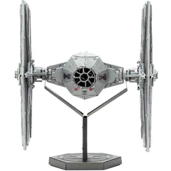 Star Wars - TIE Fighter Spacecraft 3D Figure Model Kit (Steel, Hard Difficulty) - Fascinations - Metal Earth Premium Series - (2023)