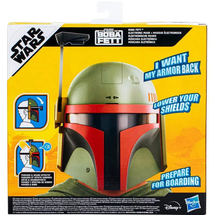 Star Wars [The Book of Boba Fett] - Talking Boba Fett Helmet Cosplay Mask Electronic Toy - Hasbro