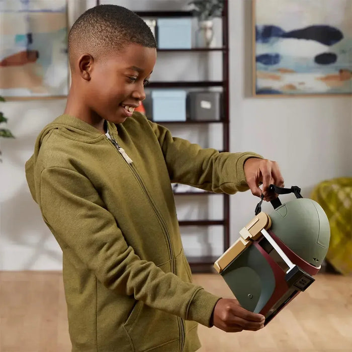 Star Wars [The Book of Boba Fett] - Talking Boba Fett Helmet Cosplay Mask Electronic Toy - Hasbro