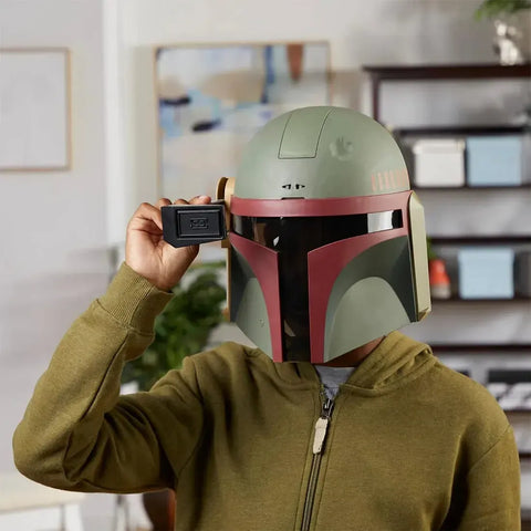 Star Wars [The Book of Boba Fett] - Talking Boba Fett Helmet Cosplay Mask Electronic Toy - Hasbro