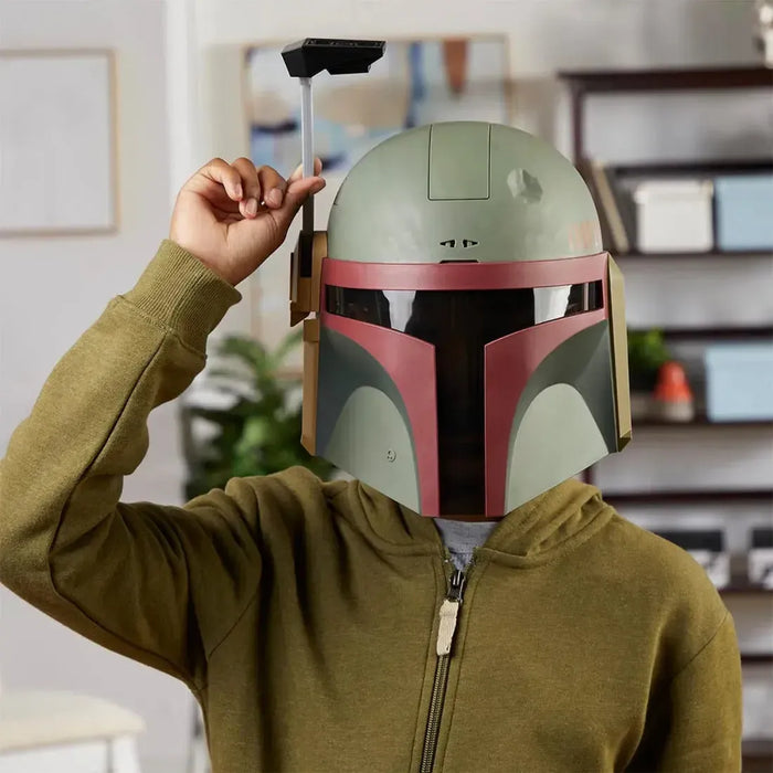 Star Wars [The Book of Boba Fett] - Talking Boba Fett Helmet Cosplay Mask Electronic Toy - Hasbro