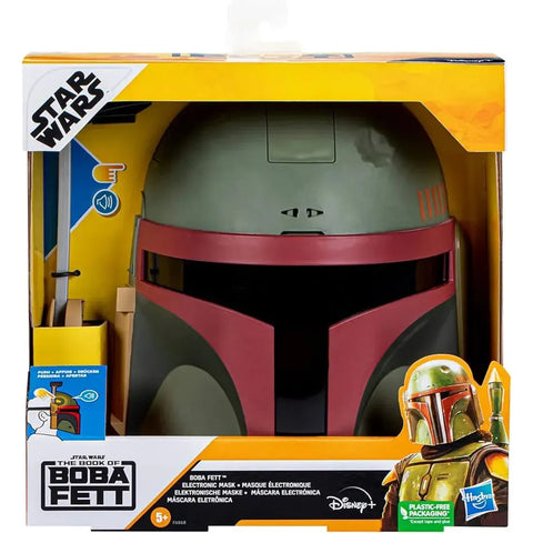 Star Wars [The Book of Boba Fett] - Talking Boba Fett Helmet Cosplay Mask Electronic Toy - Hasbro