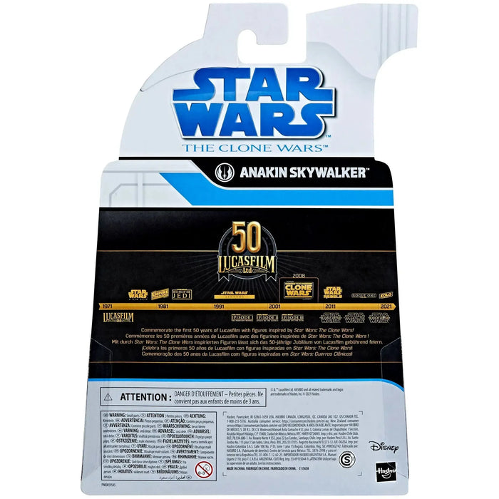 Star Wars: The Clone Wars - Anakin Skywalker Action Figure - Hasbro - Lucasfilm 50th Anniversary Collection - (2021)