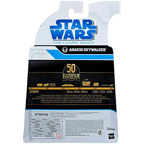 Star Wars: The Clone Wars - Anakin Skywalker Action Figure - Hasbro - Lucasfilm 50th Anniversary Collection - (2021) - Image 3