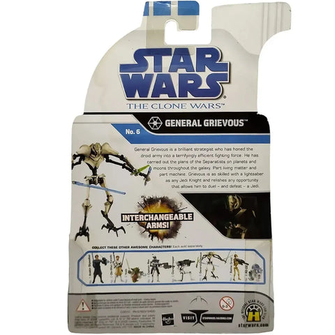 Star Wars: The Clone Wars - General Grievous Action Figure - Hasbro