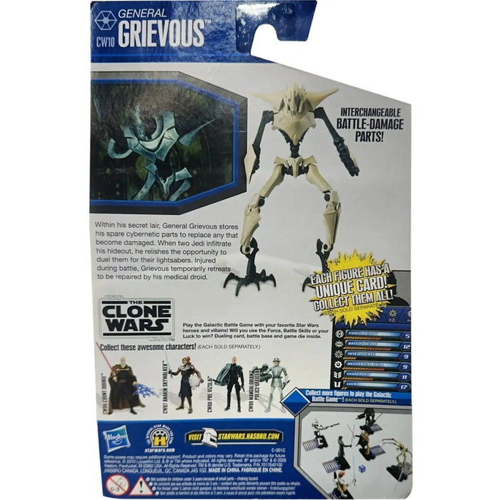 Star Wars: The Clone Wars - General Grievous (Battle-Damaged) Action Figure (3.75") - Hasbro - Th...