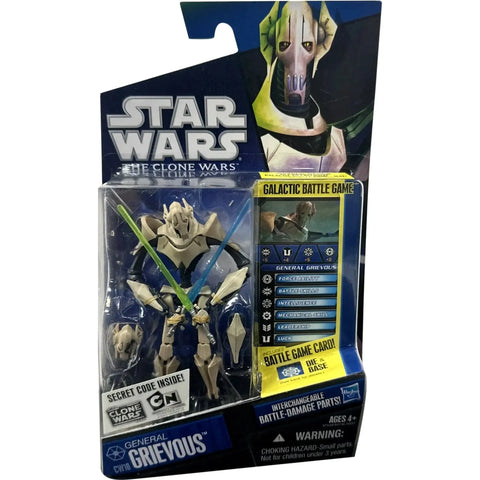 Star Wars: The Clone Wars - General Grievous (Battle-Damaged) Action Figure (3.75