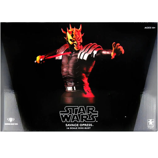 Star Wars: The Clone Wars - Savage Opress Mini-Bust Statue Figure (1:6 Scale, Limited Edition: 1 of 3,000) - Gentle Giant Ltd.