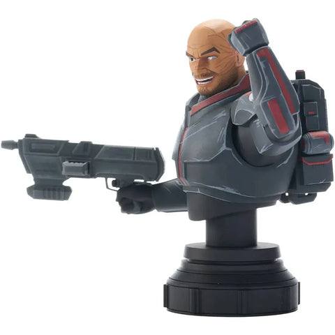 Star Wars: The Clone Wars - Wrecker Mini-Bust Figure Statue (1:7 Scale) - Gentle Giant Ltd.