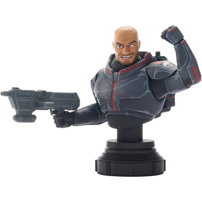 Star Wars: The Clone Wars - Wrecker Mini-Bust Figure Statue (1:7 Scale) - Gentle Giant Ltd.