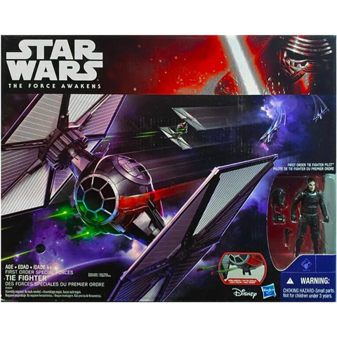 Star Wars [The Force Awakens] - First Order Special Forces TIE Fighter Vehicle with Pilot Action Figure - Hasbro - (2015) - Image 1