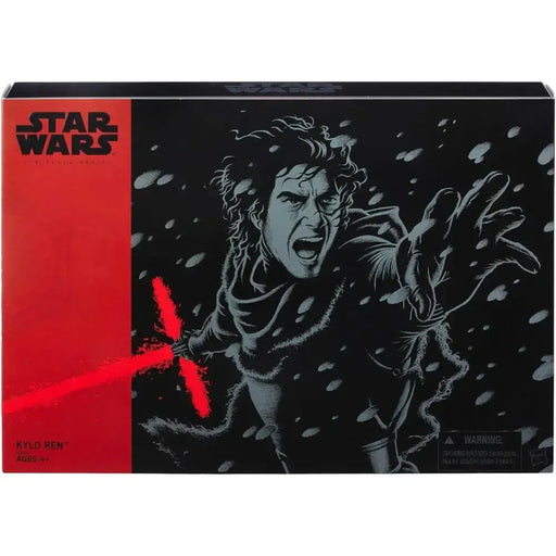 Star Wars: The Force Awakens - Snow Battle Centerpiece Kylo Ren Diorama Figure (6") - Hasbro - The Black Series, Centerpiece Collection - (2016)