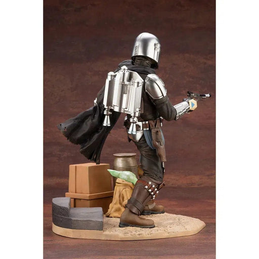 Star Wars: The Mandalorian - Din Djarin & Grogu Statue Figure (1:7 Scale) - Kotobukiya - ArtFX Series