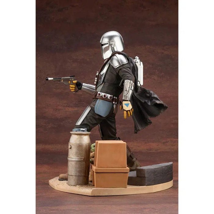 Star Wars: The Mandalorian - Din Djarin & Grogu Statue Figure (1:7 Scale) - Kotobukiya - ArtFX Series