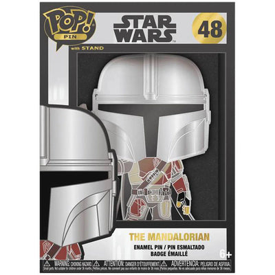 Star Wars: The Mandalorian - Din Djarin Pin Badge with Stand (Enamel) - Funko - POP! Pin Series (48)