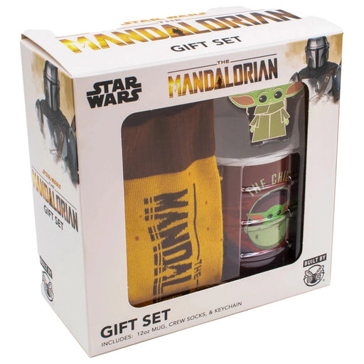 Star Wars: The Mandalorian - Gift Box Set - Culturefly - 12 oz. Mug, Crew Socks, Keychains