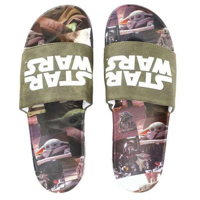 Star Wars: The Mandalorian - Grogu Athletic Slide Sandals - Bioworld