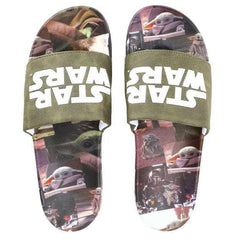 Star Wars: The Mandalorian - Grogu Athletic Slide Sandals - Bioworld